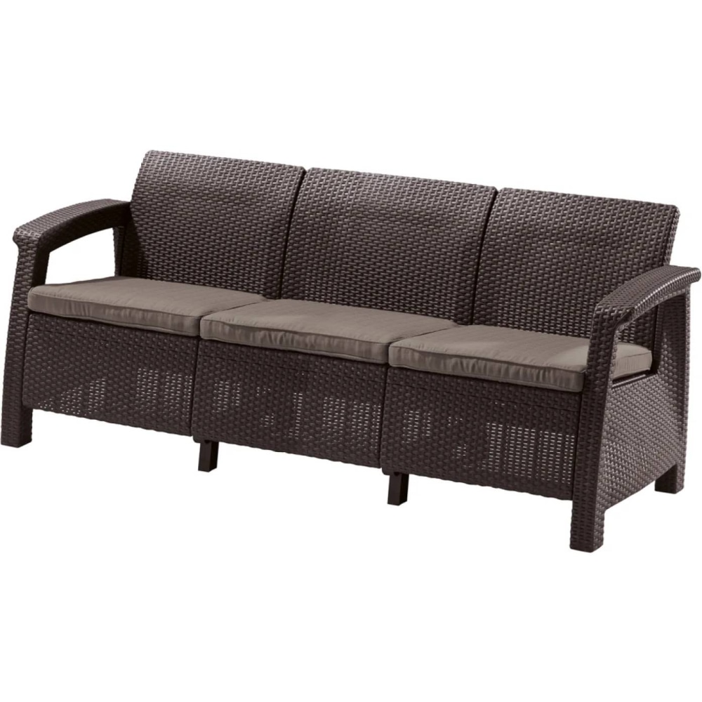 Диван садовый Keter Corfu love seat max Графит
