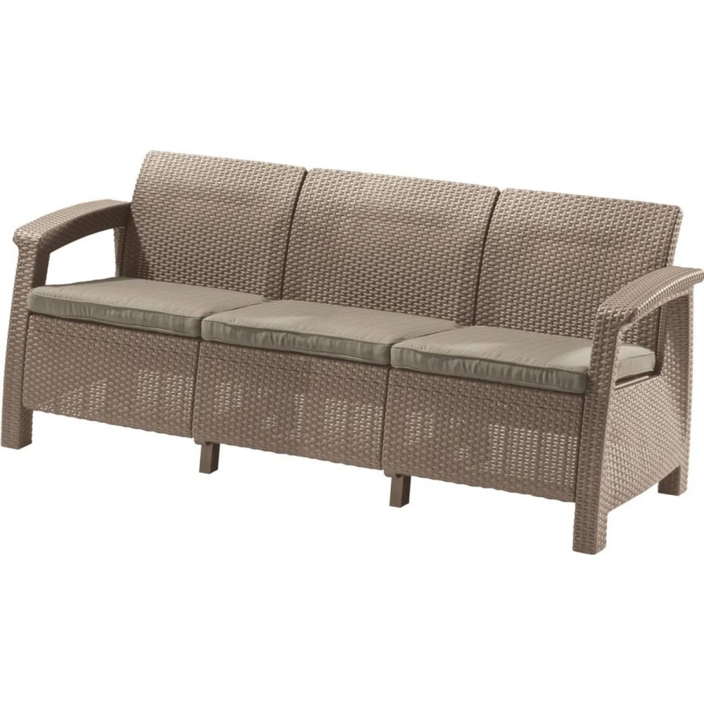Диван садовый Keter Corfu love seat max Графит