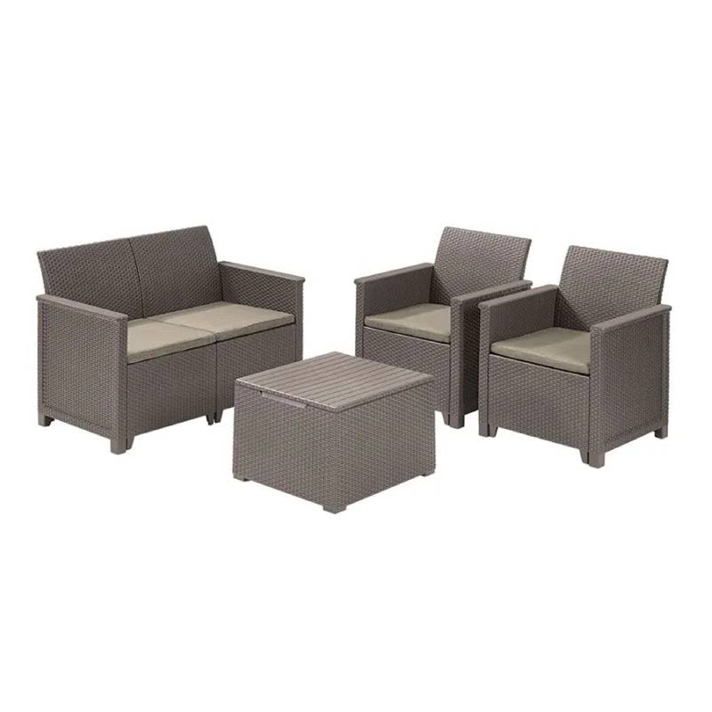 Комплект садовой мебели Emma SEATER SOFA SET Капучино