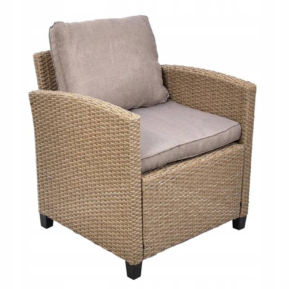 Комплект садовой мебели из ротанга JUMI MILANO Бежевый