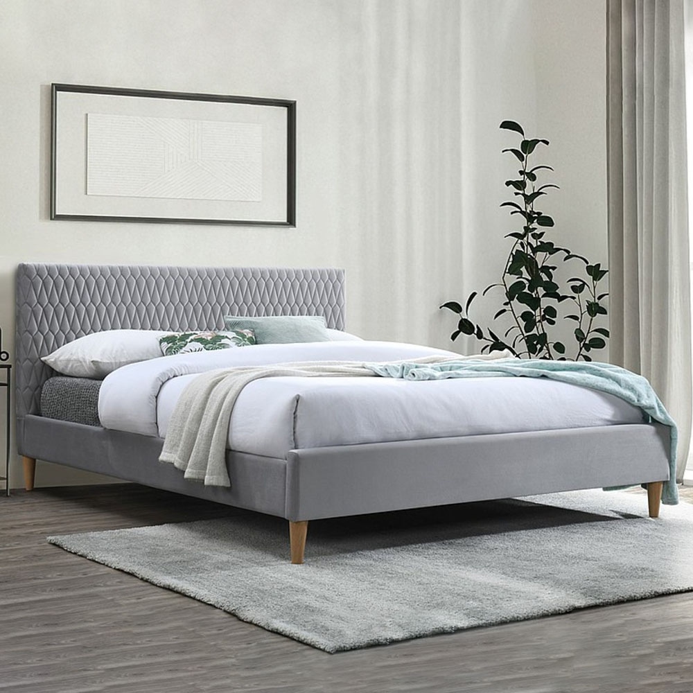 КРОВАТЬ ДВУСПАЛЬНАЯ AZURRO VELVET