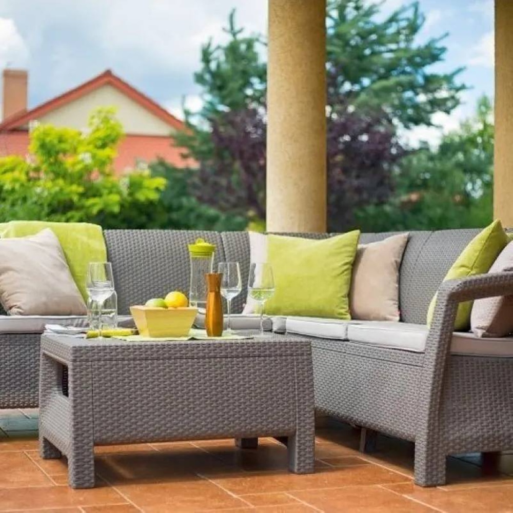 Набор садовой мебели Keter Corfu RELAX Графит