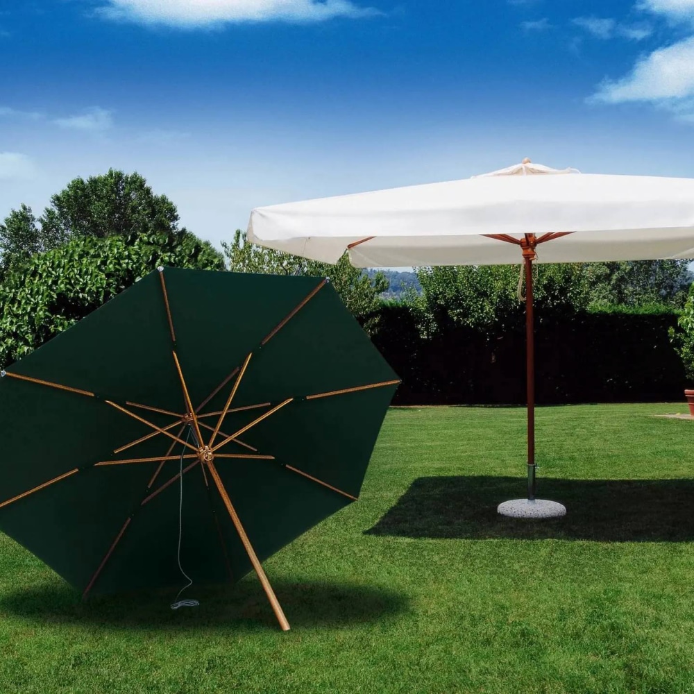 Пляжный зонт с центральной опорой из дерева Palladio C2500