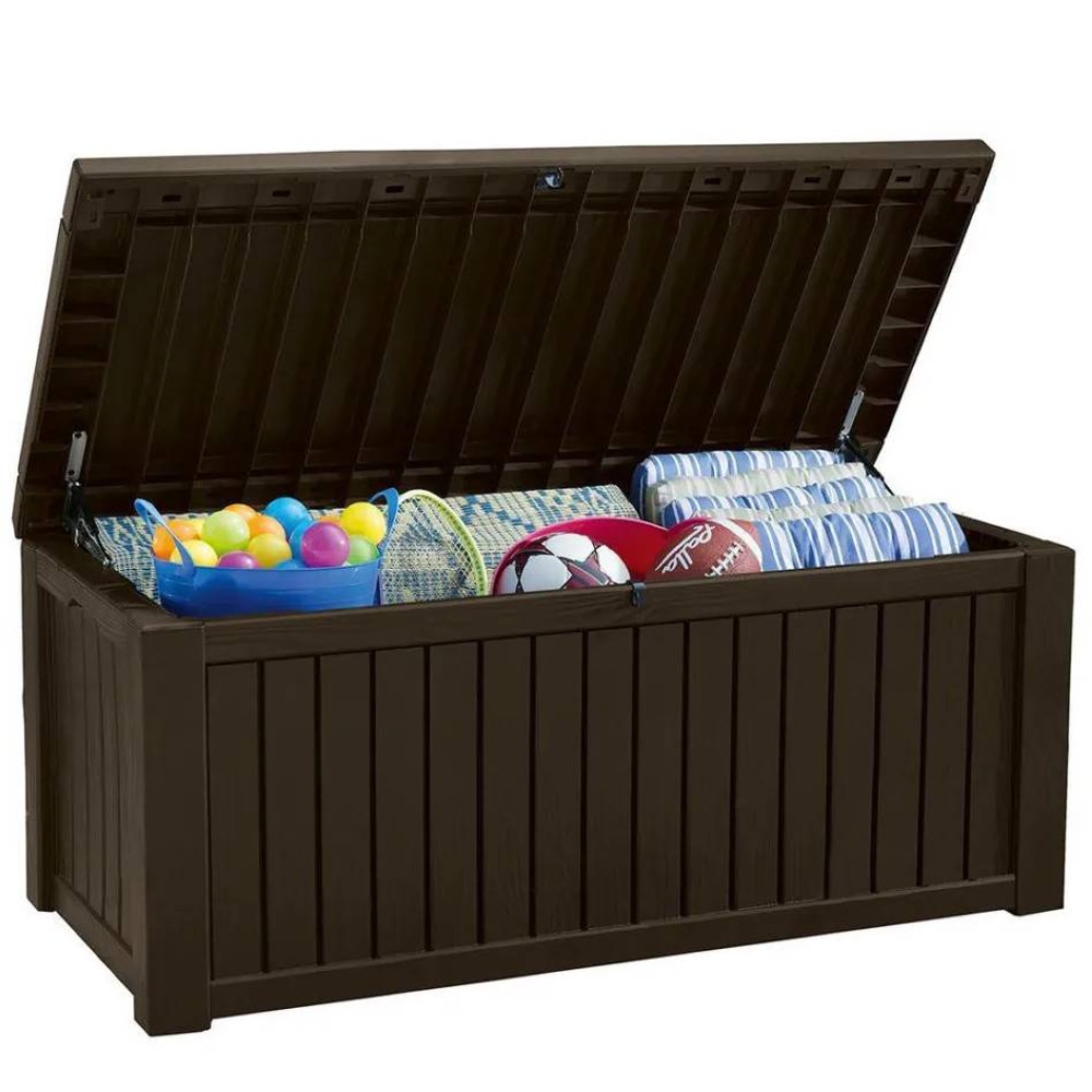 Садовий ящик KETER ROCKWOOD STORAGE BOX 570л Графіт