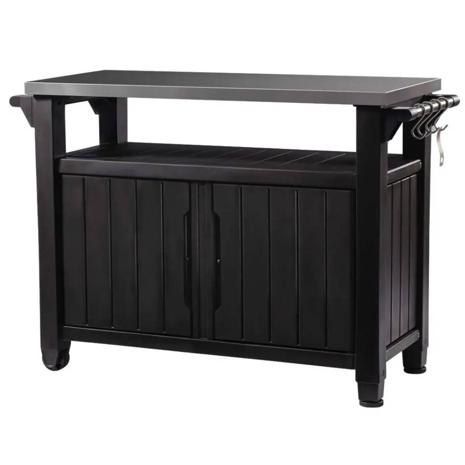 Садовый стол для барбекю KETER UNITY XL 183л Графит