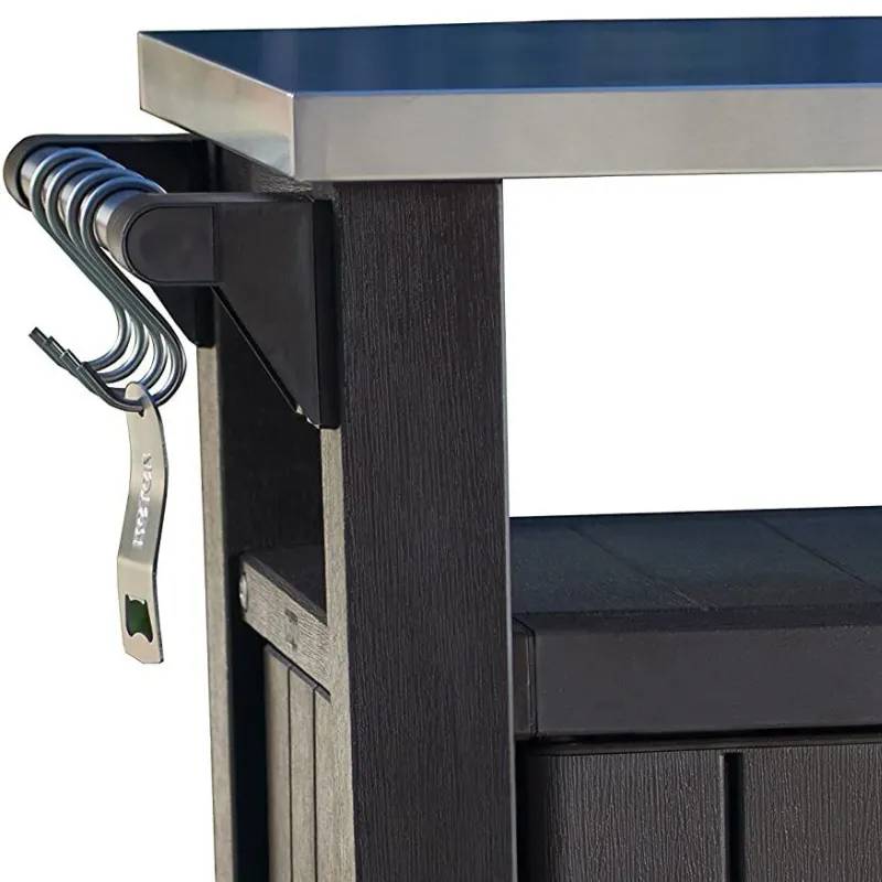 Садовый стол для барбекю KETER UNITY XL 183л Графит