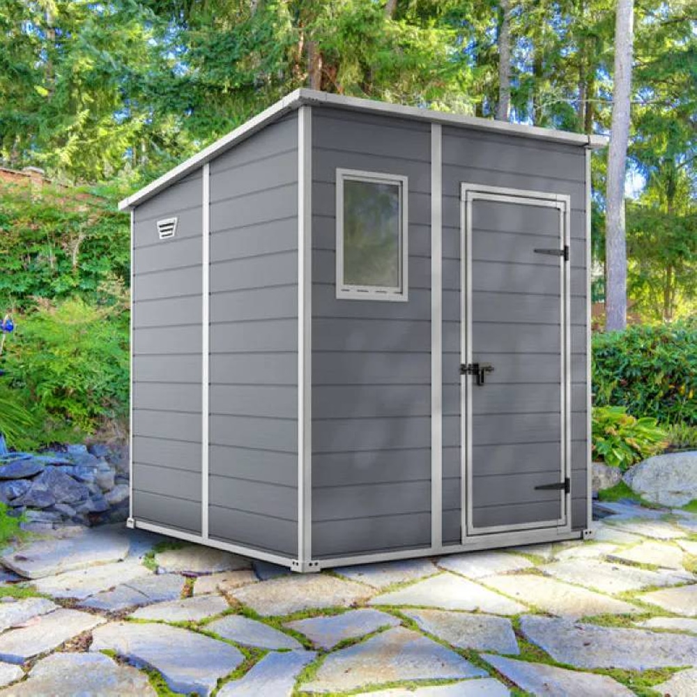 Садоый дом KETER MANOR PENT 6 × 4 серый