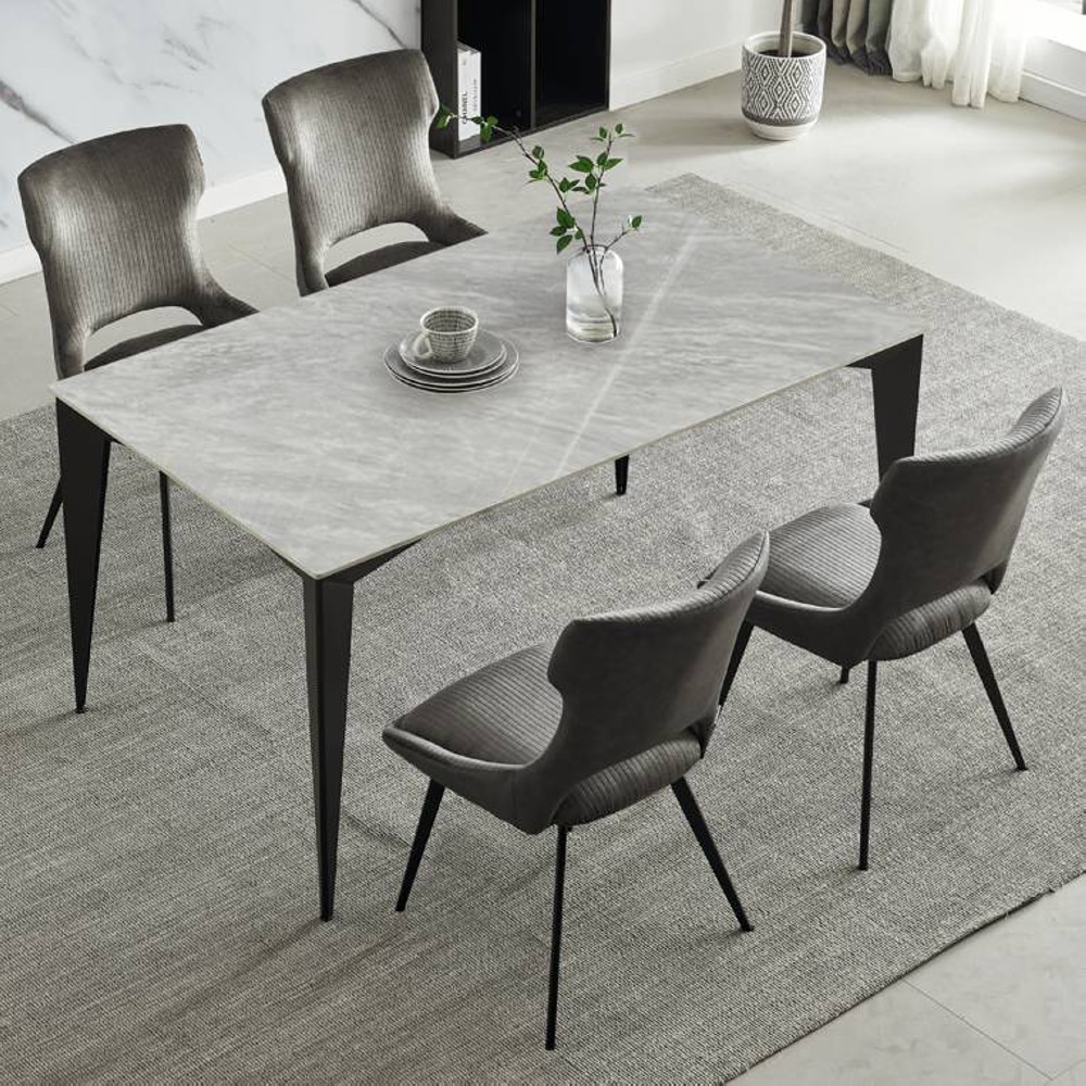 СТОЛ NORMAN CERAMIC 120*90 GOLD PHOENIX ГЛЯНЕЦ / ЧЕРНЫЙ КАРКАС