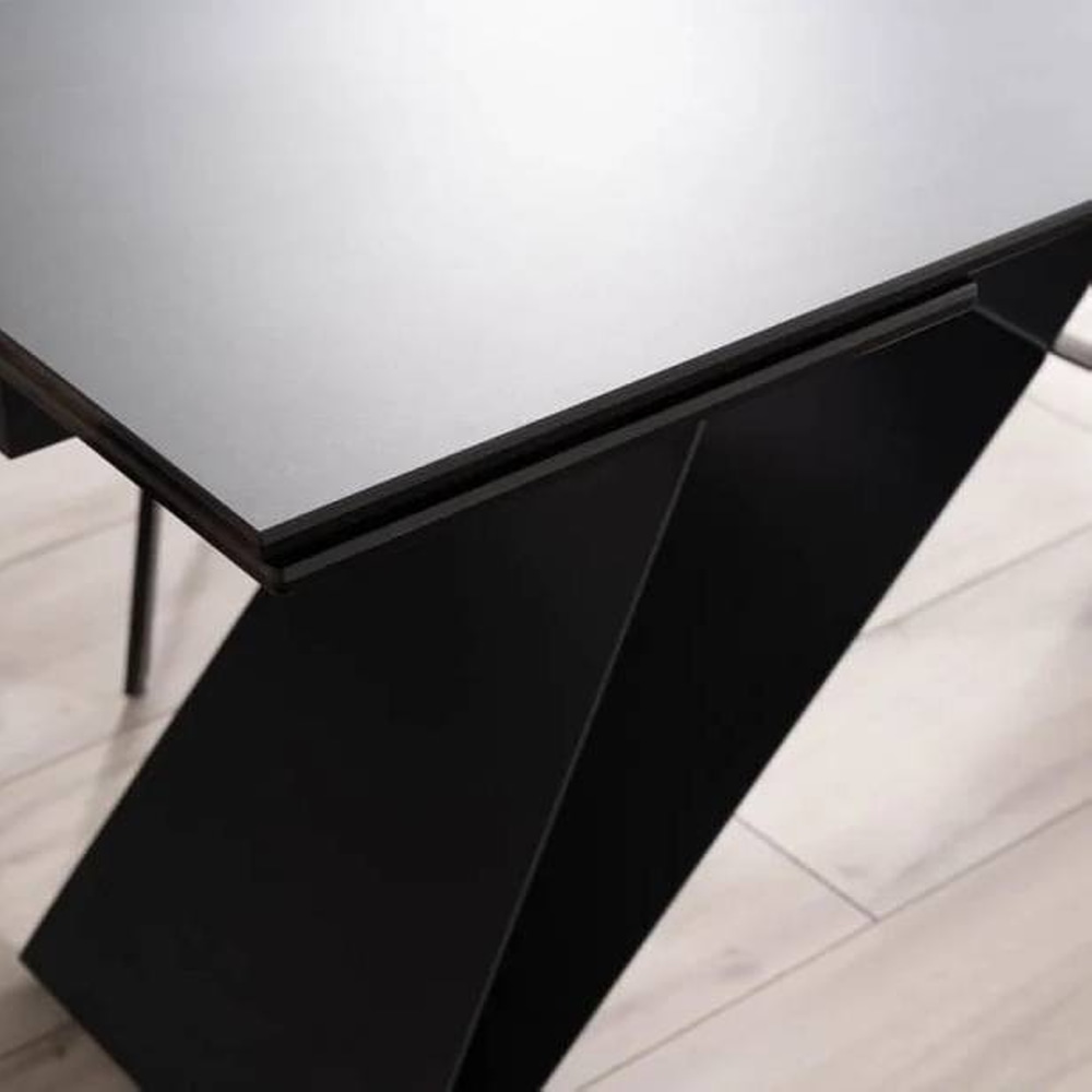 СТОЛ WESTIN CERAMIC 160(240)*90 ЧЕРНЫЙ SAHARA NOIR / ЧЕРНЫЙ МАТ