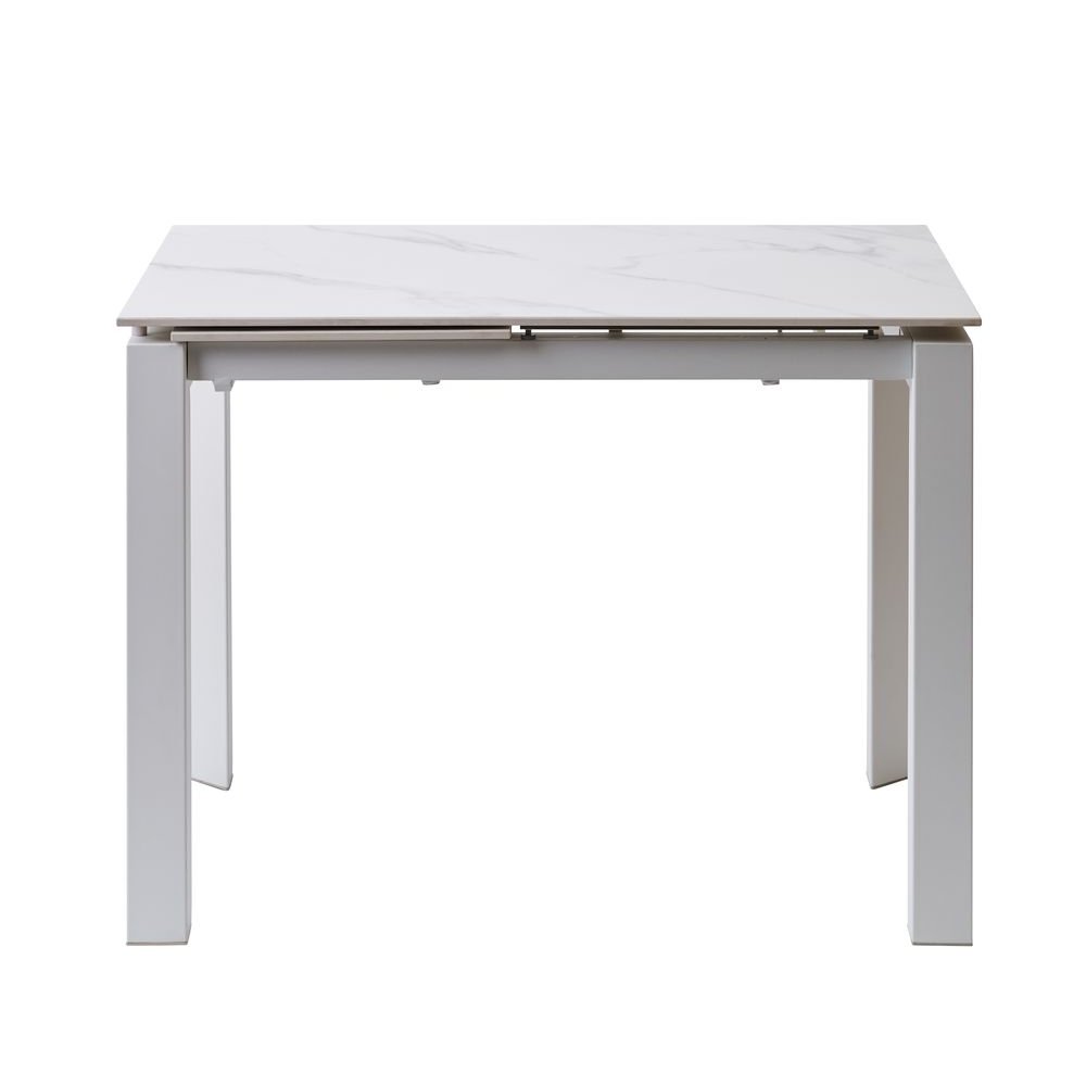 Стол обеденный КЕРАМИЧЕСКИЙ  BRIGHT WHITE MARBLE