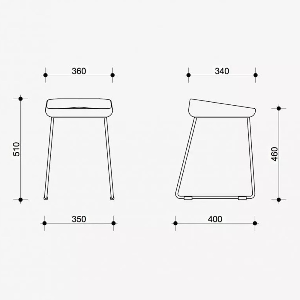 Табуретка WAVE STOOL